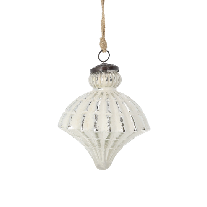 TROTTOLA NATALIZIA BIANCO/SILVER PICCOLA