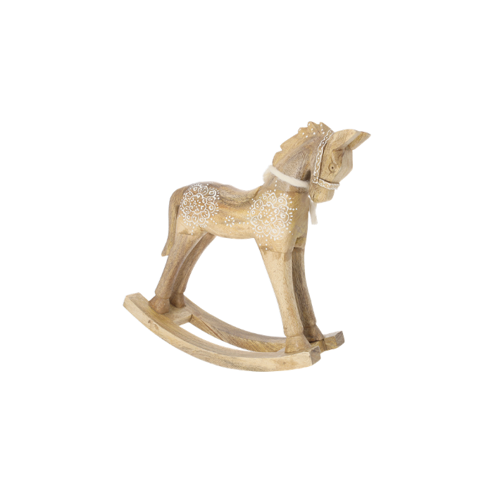 CAVALLINO A DONDOLO IN LEGNO PICCOLO