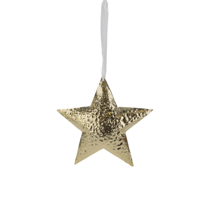 DECORAZIONE STELLA NATALIZIA ORO PICCOLA