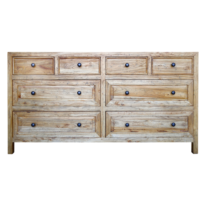 CREDENZA 8 CASSETTI IN LEGNO
