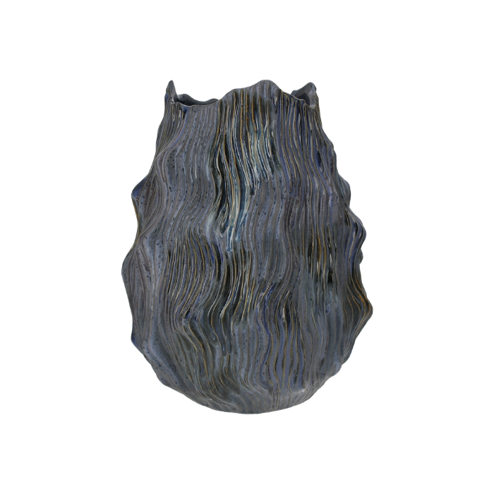 VASO ONDE IN CERAMICA, MISURA MEDIA