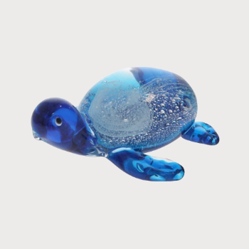 TARTARUGA IN VETRO COLORATO