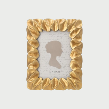 PORTA FOTO PETALI DORATI