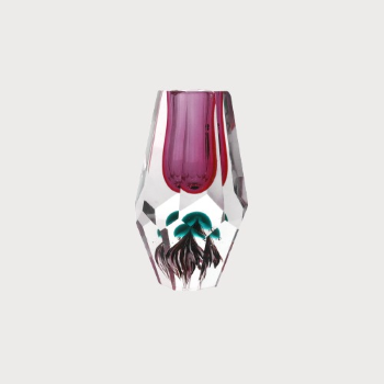 VASO DIAMANTE CON SFONDO FUCSIA