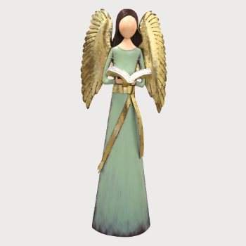 ANGELO NATALIZIO IN LATTA CON LIBRO