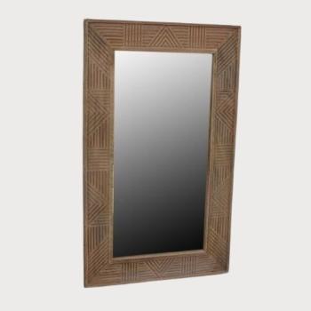 SPECCHIO DA TERRA INTAGLIATO 90X3X54