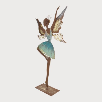 FATINA DANZANTE AZZURRA 60x32x10 cm