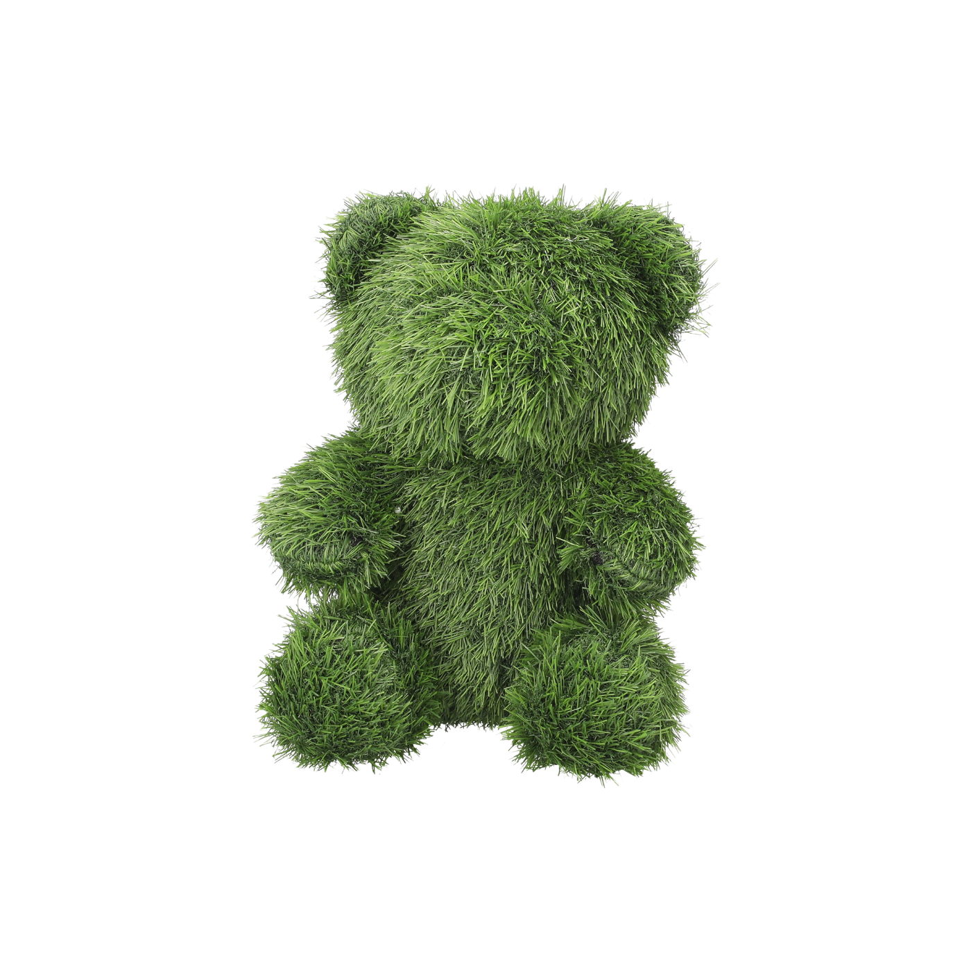 ORSO VERDE IN ERBA SINTETICA H.50X35X30 